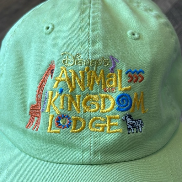 Vintage Y2K Disney Animal Kingdom Lodge Strapback Hat by Walt Disney - Picture 2 of 6